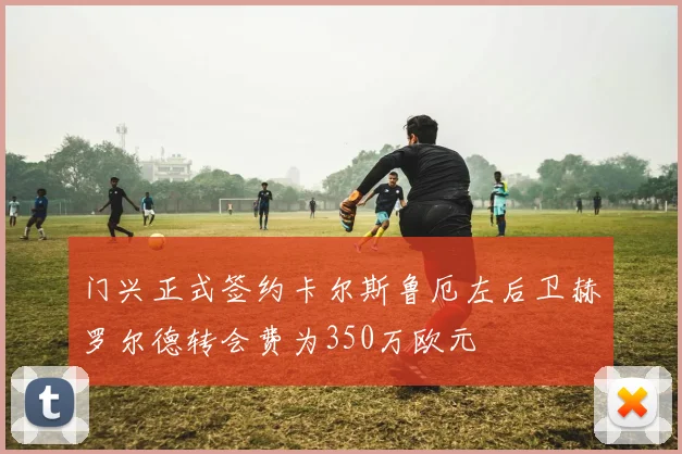 门兴正式签约卡尔斯鲁厄左后卫赫罗尔德转会费为350万欧元